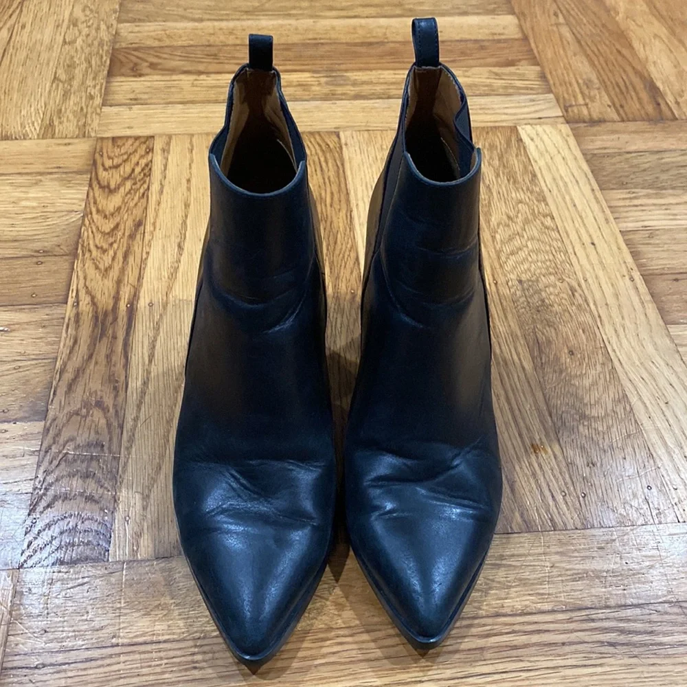 & Other Stories Stacked Heel Ankle Boots - Picture 2 of 10